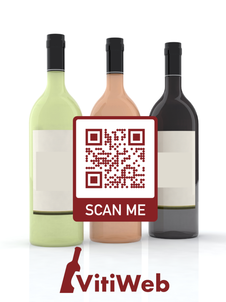 vitiweb etiquette vin qr code